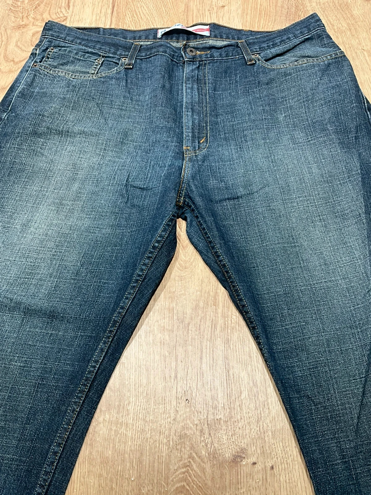 Jean  Levi's 236 Regular Fit W40 L30 100% Coton Vintage Bleu Foncé  Lvh 196 – photo 4